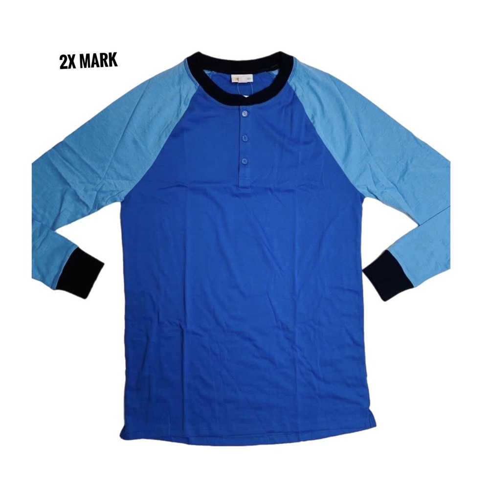 2xl Lularoe mark Blue & Light Blue Arms  Soft Fits 22/24